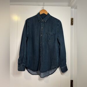 Rails Dark Blue Casual Button Down Shirt